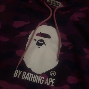 Purple Bape Hoodie